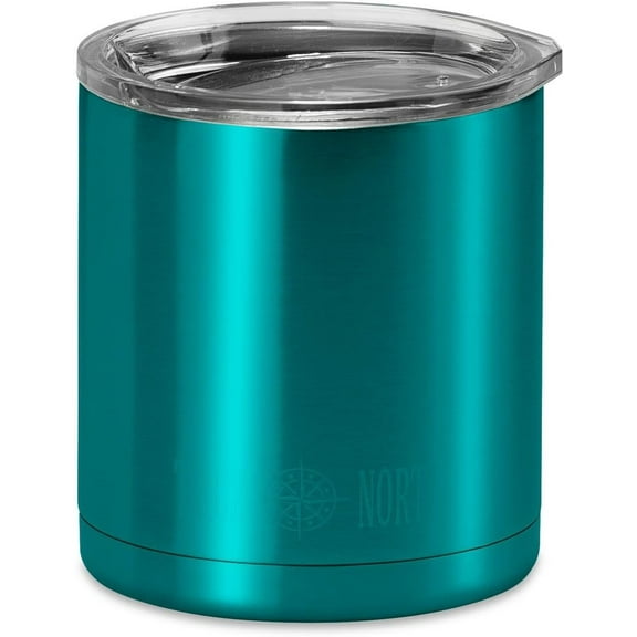 True North Insulated Lowball Cocktail Tumbler, 10oz (Jewel Teal)