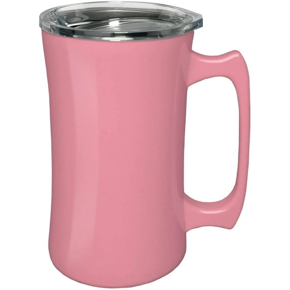 True North Insulated Mug Tumbler with Lid, 20 oz (Beach Pink)