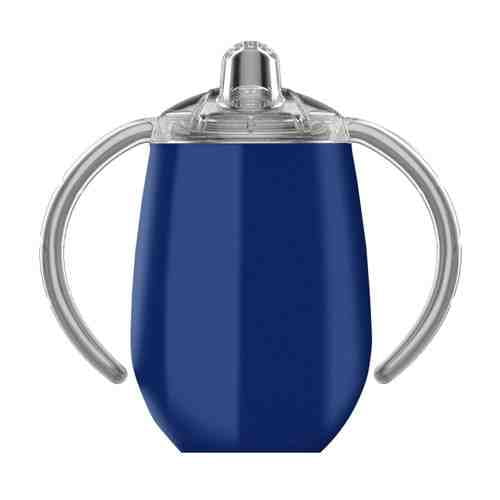 True North Stainless Steel Insulated Sippy Cup, 8 oz (Sport Navy)