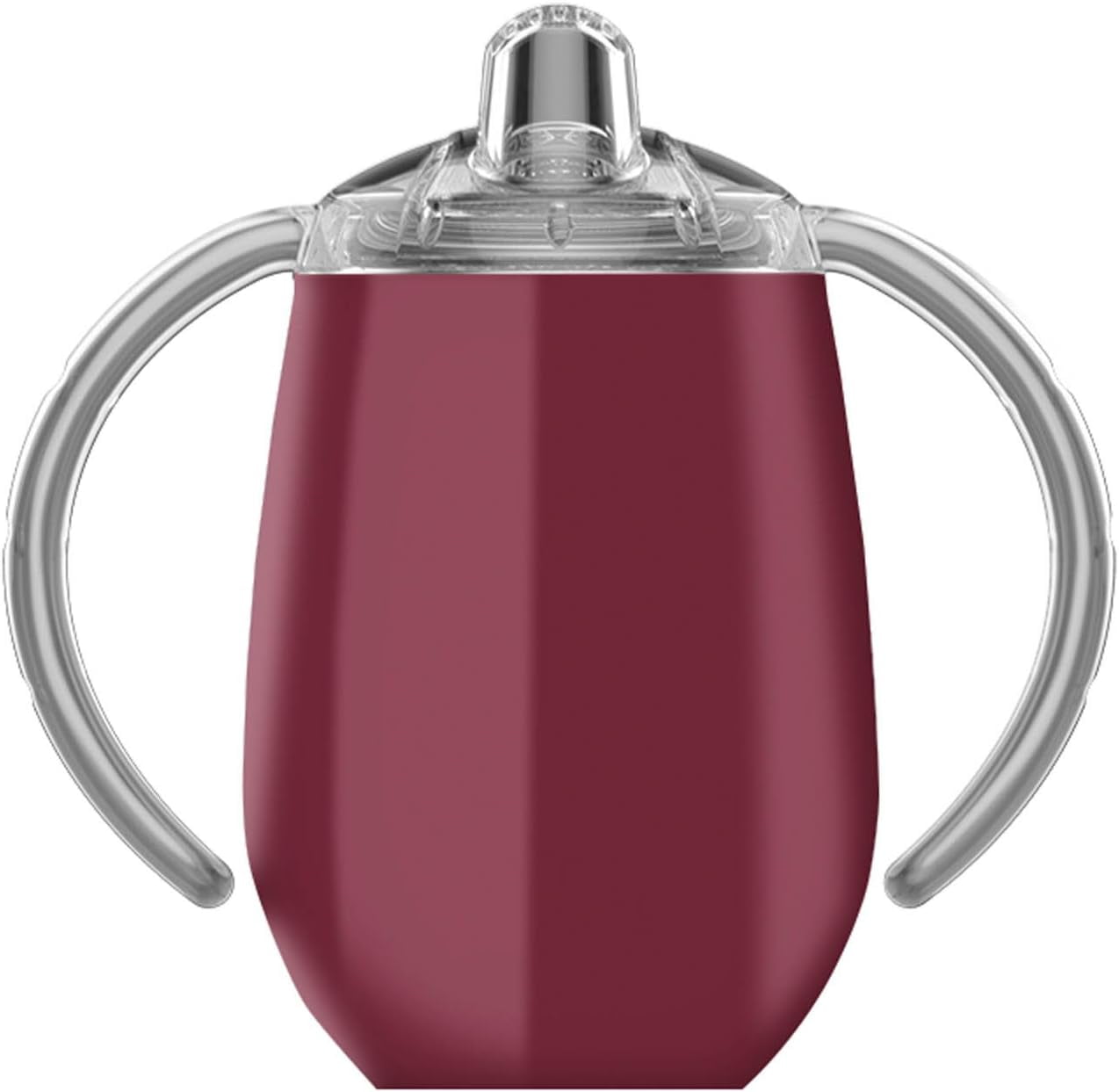 True North Stainless Steel Insulated Sippy Cup, 9 oz (Sport Maroon)