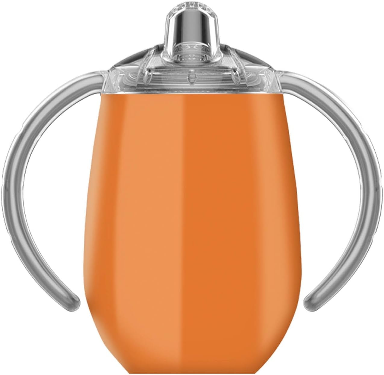 True North Stainless Steel Insulated Sippy Cup, 9 oz (Sport Orange)