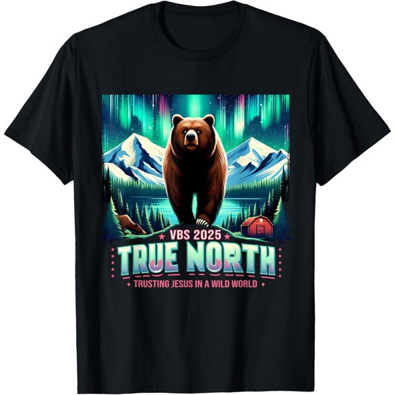 True North VBS Trusting Christ Wilderness Christian V4 T-shirt