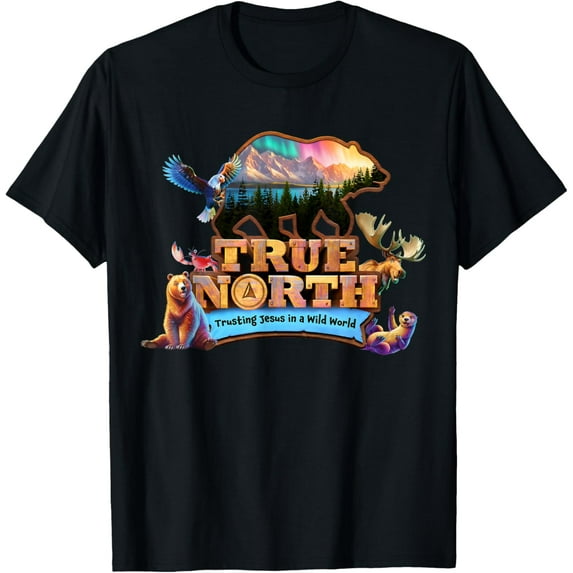 True North Vbs 2025 Trusting Jesus Wilderness Christian T-Shirt Unisex S-5XL Hot Trending Shirt, Vintage Birthday Gift