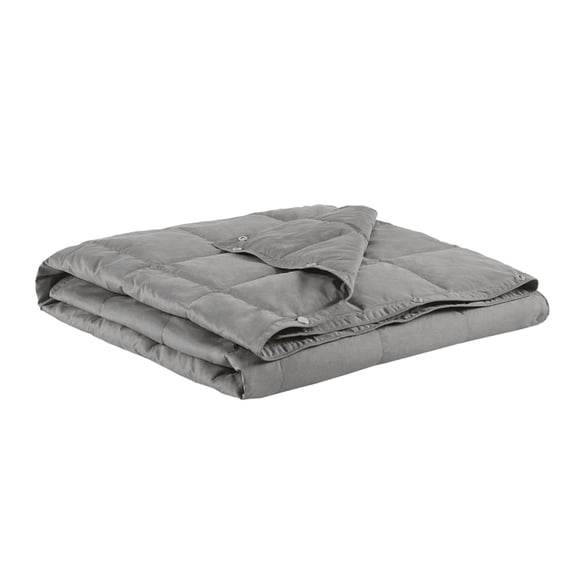 True North by Sleep Philosophy Polyester Down Throw with Grey Finish TN50-0482
