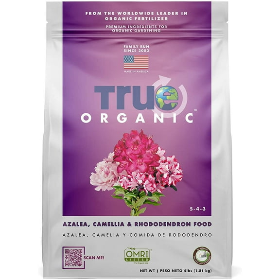 True Organic Azalea, Camellia & Rhododendron Dry Plant Food, 4lbs