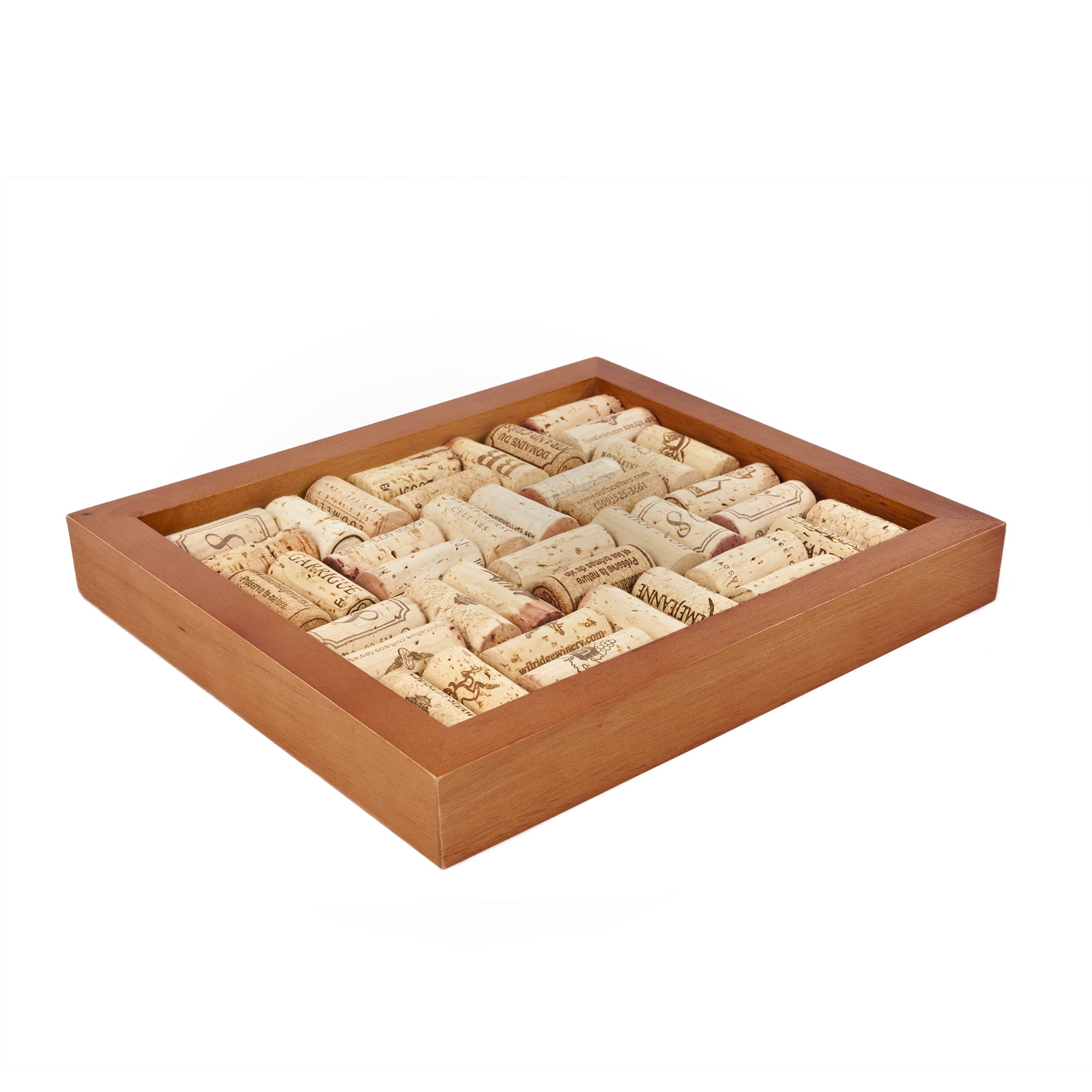 True Patchwork Cork Trivet Kit Wine Cork Counter Coaster Board, Wood