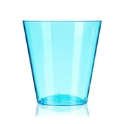 True Plastic Shot Glasses, Disposable Shot Glasses, 2 oz Set of 60, Blue