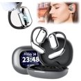 thumbnail image 1 of True Powerful Bluetooth 5.4 Open Ear Earbuds, IPX5 Waterproof Ultra Strong N52 Magnetic Phone Holder, Noise-Canceling Touch Control, 40-Hour Battery Life Multiple Audio Effects (Black,Classic), 1 of 6