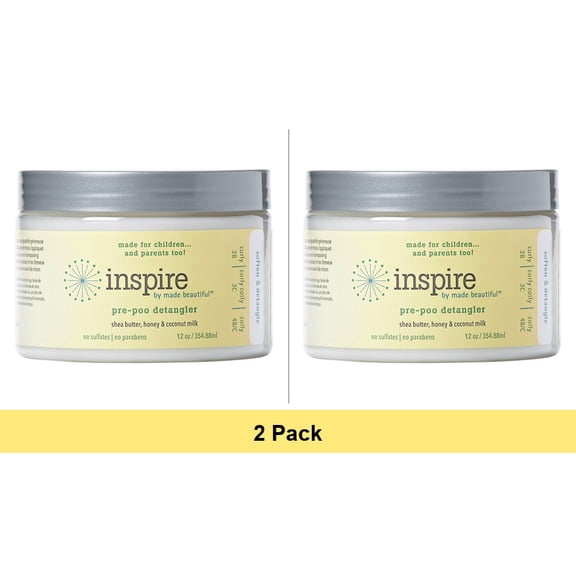 True Pre Poo Detangling Conditioner 12 oz - 2 Pack Bundle