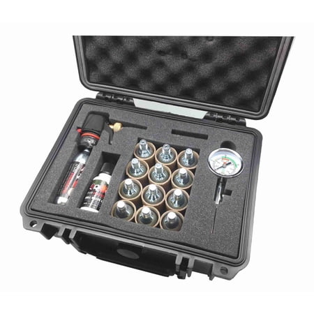 True Pressure Deluxe Sports Ball Inflation Pump Kit with Nitrogen/Argon blend gas
