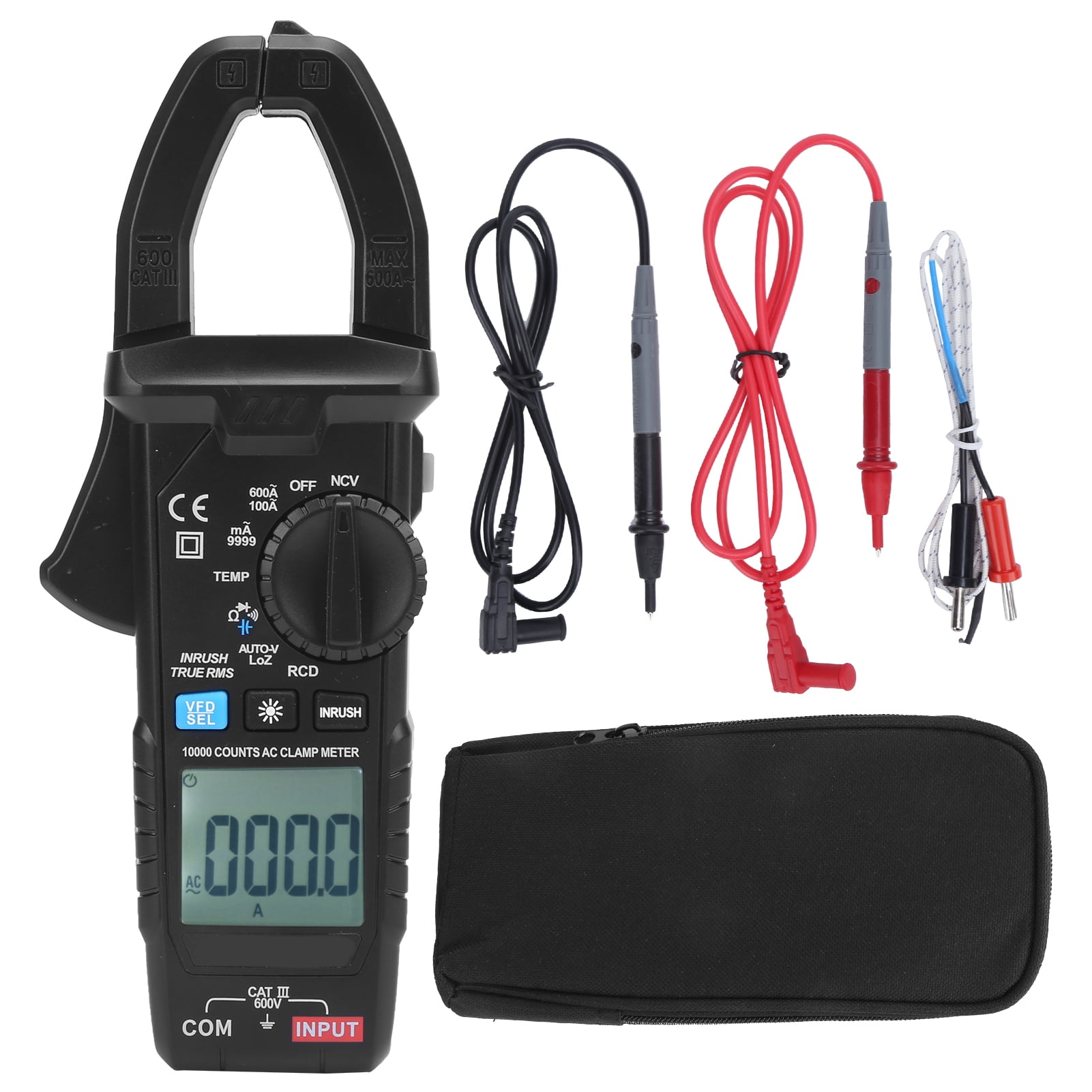 True RMS Digital Clamp Meter CM83C for Electricians 600A/600V AC/DC Voltage and Current