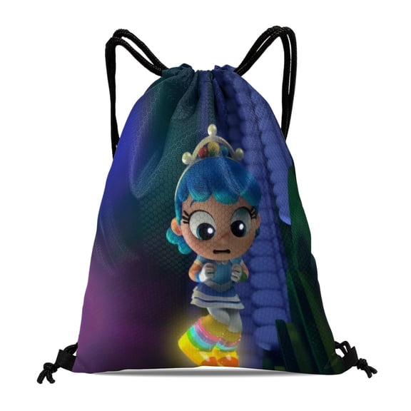 True and the Rainbow Kingdom Hiker and Swimmer Bag:Waterproof and suitable for fitness, yoga, travel, beach, and shopping, measuring 15.7*17.7 inches.