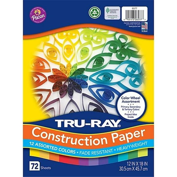 True-Ray Color Wheel, Assorted - 72 Per Pack - Pack of 3