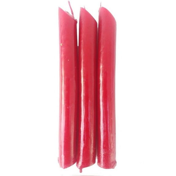 True Red Hand-Dipped Drip Candle 25 Pack