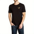 thumbnail image 1 of True Religion Men's Big Buddha Metallic Short Sleeve Tee, 1 of 5