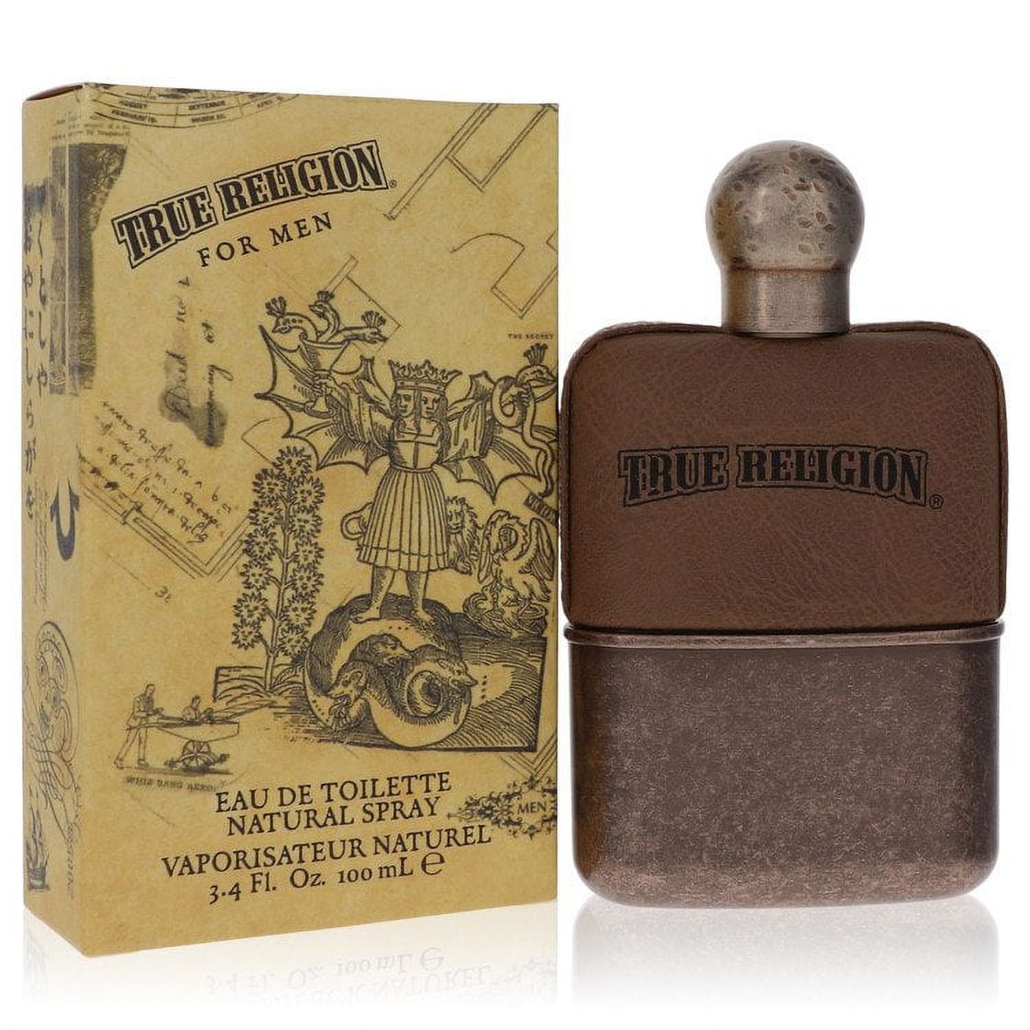 True Religion by True Religion Eau De Toilette Spray 3.4 oz for Men Pack of 4