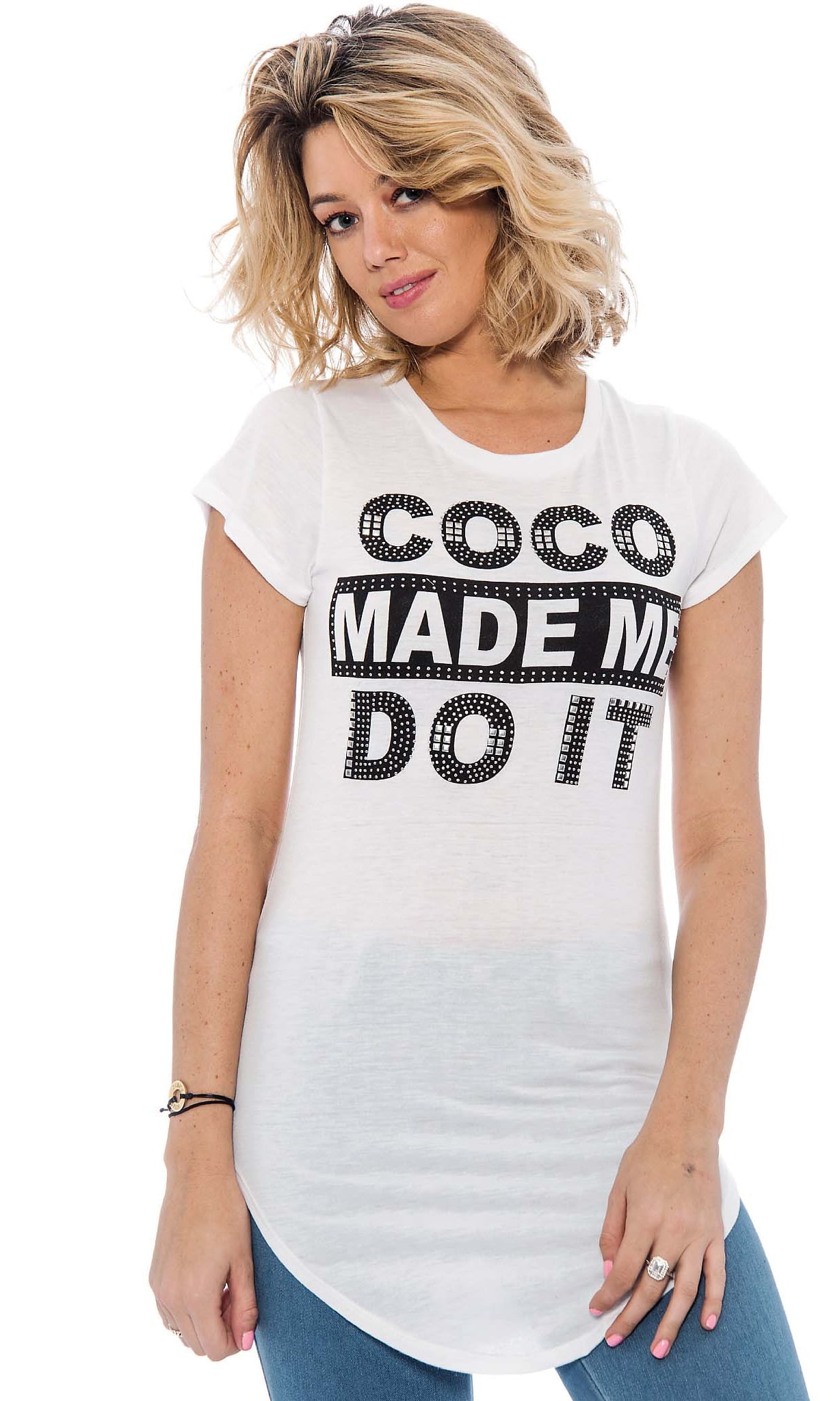 Coco made me do it hot sale t shirt