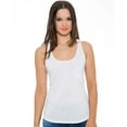 thumbnail image 1 of True Rock Jr Women's Racerback Pocket Tank Top (White, Large), 1 of 2