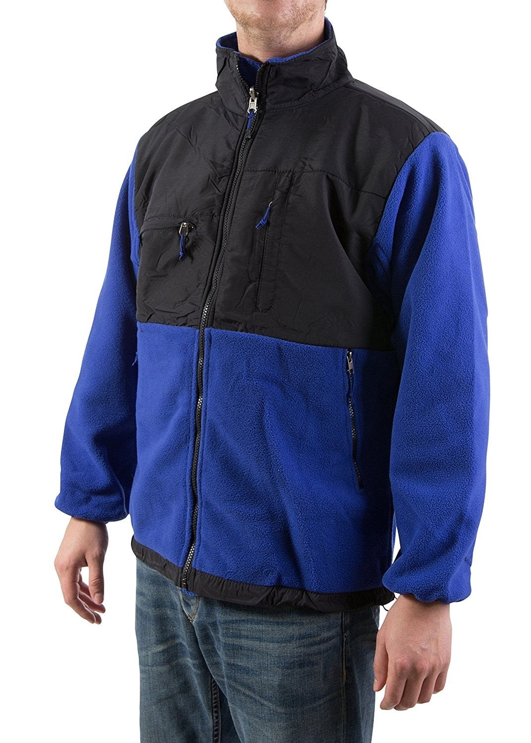 True Rocks True Rock MF-777 Men's Full Zip Jacket - Royal/Black - XL - Walmart.com