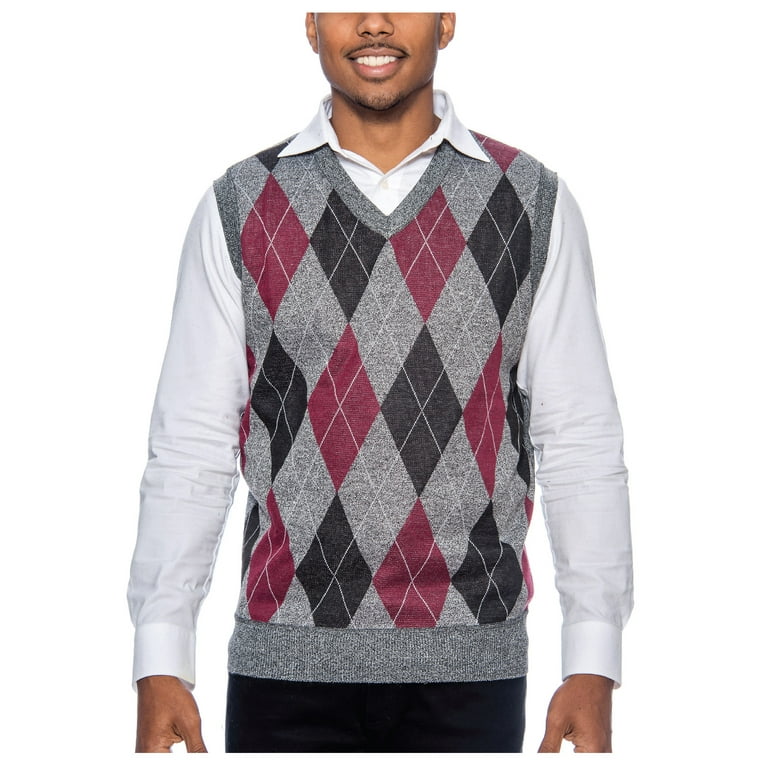 Burgundy sweater best sale vest