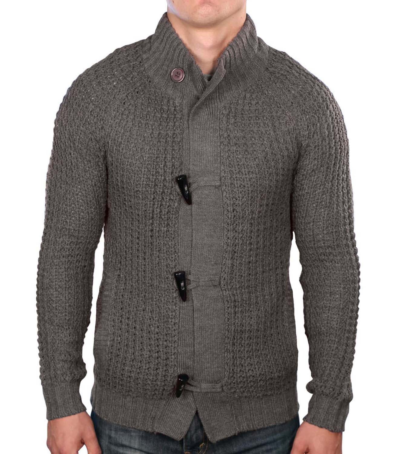 Toggle cardigan hotsell mens