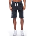 thumbnail image 1 of True Rock Men's William Fleece Casual Shorts (Charcoal, Small), 1 of 2