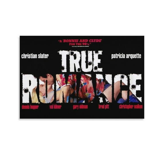 True Romance Criminal Love Movie Poster (15) Wall Art Picture Painting Poster Canvas Print Posters Artworks Bedroom Living Room Decor