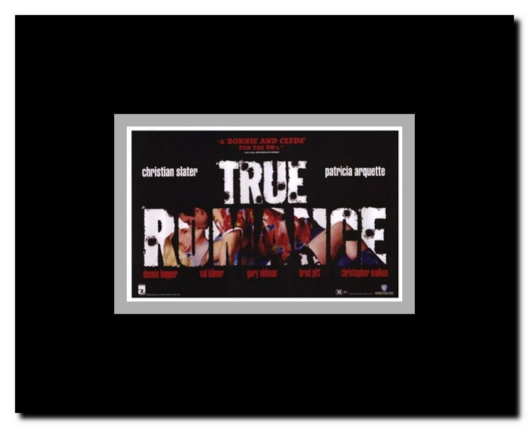 True Romance Framed Movie Poster