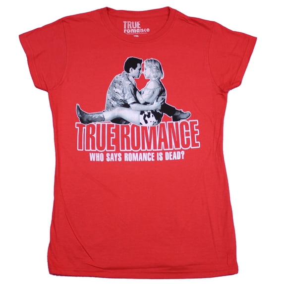 True Romance Mens T-Shirt - Who Says Romance is Dead? Embrace (Large)
