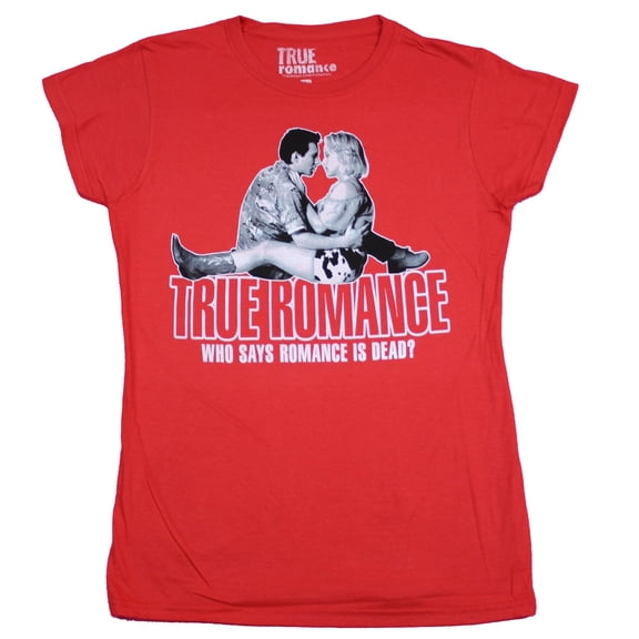 True Romance Mens T-Shirt - Who Says Romance is Dead? Embrace (Large)