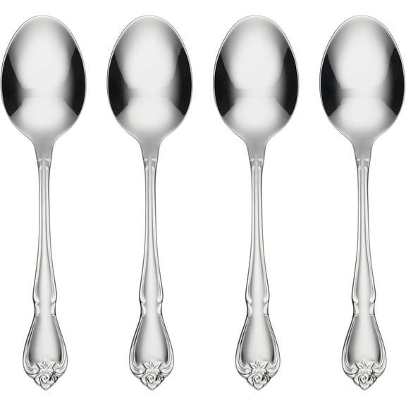 True Rose Everyday Flatware Dinner Knives, Set of 4