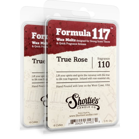 True Rose Wax Melts Multi Pack - Highly Scented + Essential & Natural Oils - Shortie's Candle Company
