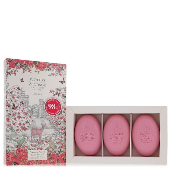 True Rose by Woods of Windsor - Women - Three 2.1 oz Luxury Soaps 2.1 oz