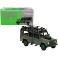 thumbnail image 1 of True Scale Miniatures MGT00237 Land Rover Defender 110 Right Hand Drive with Roof Rack Military Camouflage 1-64 Scale Diecast Model Car, 1 of 1