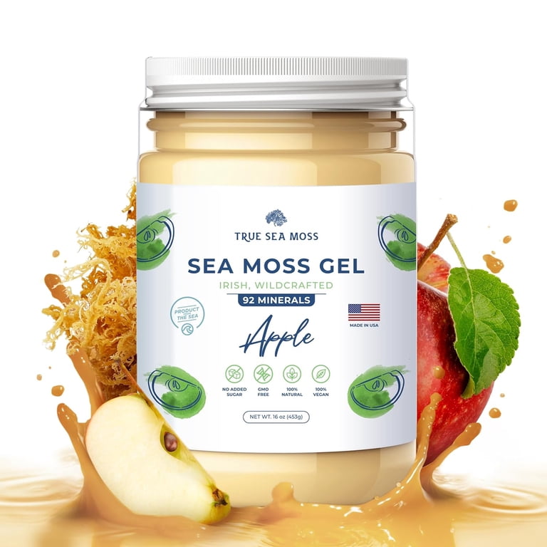TrueSeaMoss Wildcrafted Irish Sea Moss Gel, Rich in Nutrients