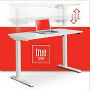 True Seating Ergo Electric Height Adjustable Standing Desk White