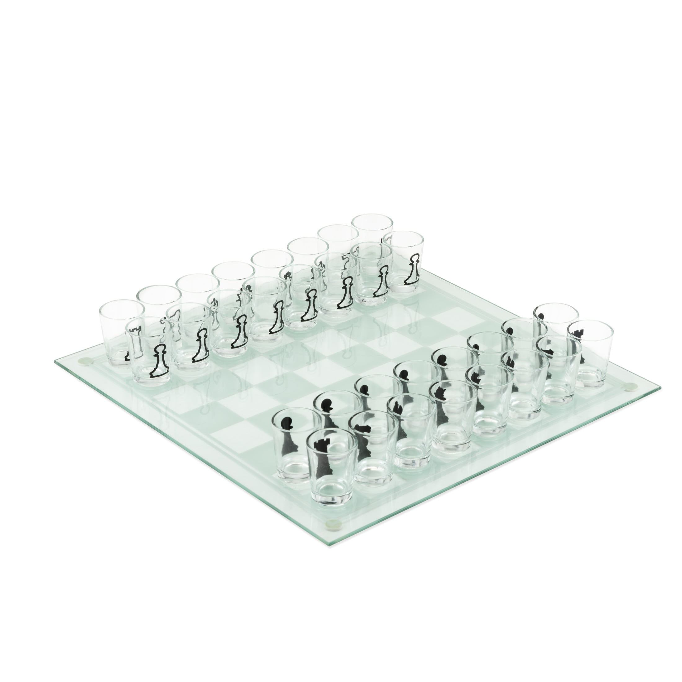True Shot Glass Chess Drinking Game for Adults - High Quality