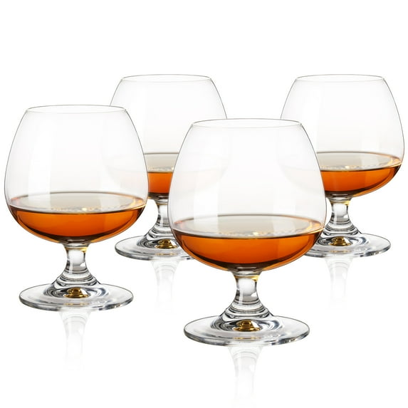 True Snifter Glasses Brandy Bowls, Cognac Balloon Glass for Bourbon & Whiskey