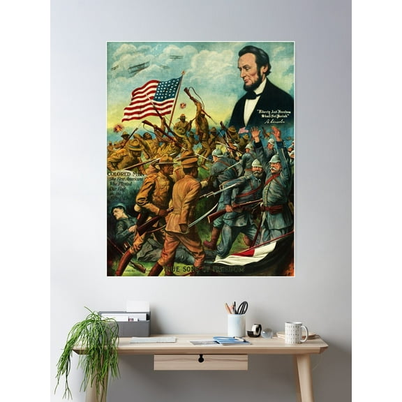 True Sons Of Freedom Poster Wall Art, Modern Wall Decor For Living Room Bedroom, 8x12 UNFRAMED