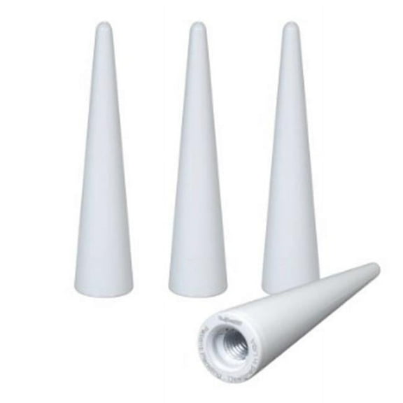 True Spike LGC002WH Lug Nut Caps, White
