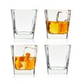 thumbnail image 1 of True Square Whiskey Glasses for Cocktails, Lowball Drinks, 9 oz, Set of 4, 1 of 6