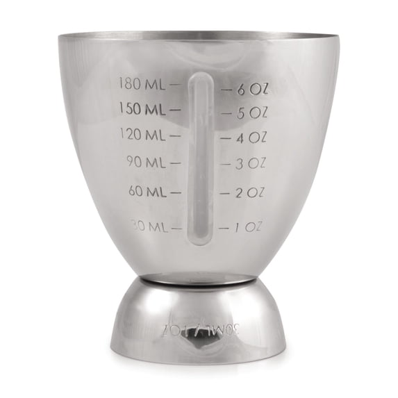 True Stainless Steel Double Jigger for Cocktails, Margarita, Home Bar Tools