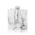 thumbnail image 1 of True Stainless Steel Liquor Flask, Gifts for Men and Women, 6 oz Marble, 1 of 7