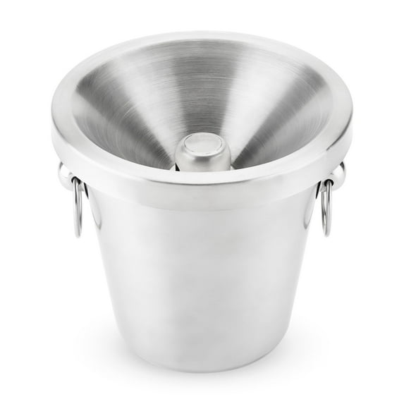 True Stainless Steel Spittoon with Lid for Wine Whiskey Cocktails, Set of 1