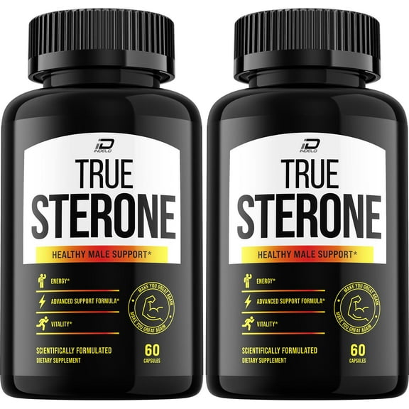 True Sterone Capsules – TrueSterone Vitamin Complex Pills, 2 Pack, 120 Capsules