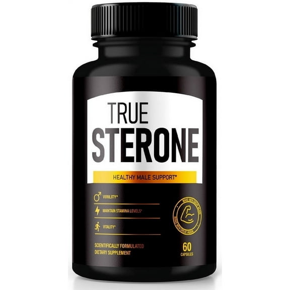 True Sterone Pills, All Natural Multivitamin Capsules for Peak Performance and Optimal Health, Maximum Strength Daily Nutrition and Energy Booster, TrueSterone Reviews (60 Capsules)