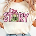 thumbnail image 1 of True Story Christmas T-Shirt, Joy to the World Tee, Nativity Scene Christian Holiday Shirt, 1 of 5