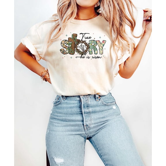 True Story Easter Shirt, Christian Easter Shirt, Easter Shirt For Woman, Easter is for Jesus Shirt, Easter Shirt, Easter Family Shirt, Womens Tee All Size S-5Xl