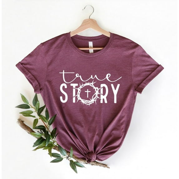 True Story Easter Shirt, Christian Easter Tee, "Easter is for Jesus" Family Shirt for Women