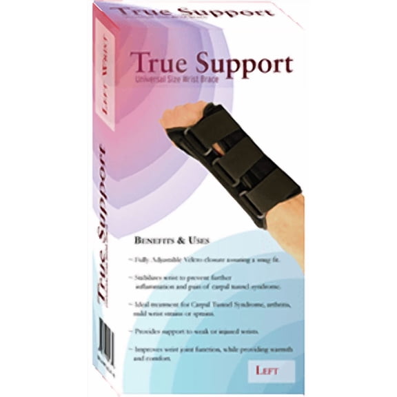 True Support Orthopedic Wrist Brace (Size Right Hand)